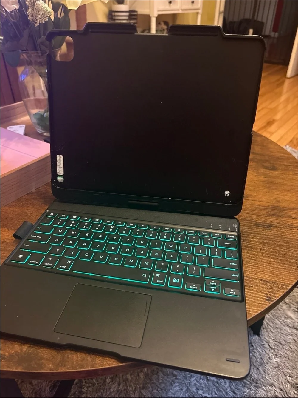 Type Case Bluetooth Keyboard with Touchpad iPad Pro 13 inch 360 Swivel